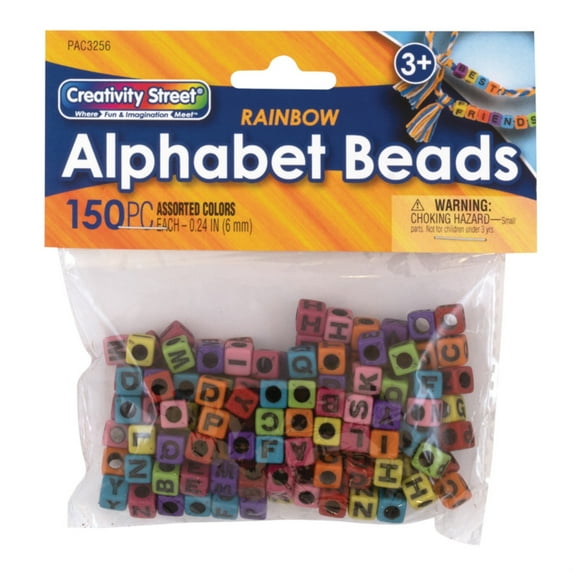 Pacon, PAC3256, Alphabet Beads, 150 / Pack, Assorted
