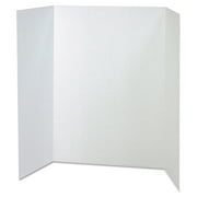 Pacon PAC37634 Spotlight Corrugated Presentation Display Boards, 48 X 36, White, 4/carton
