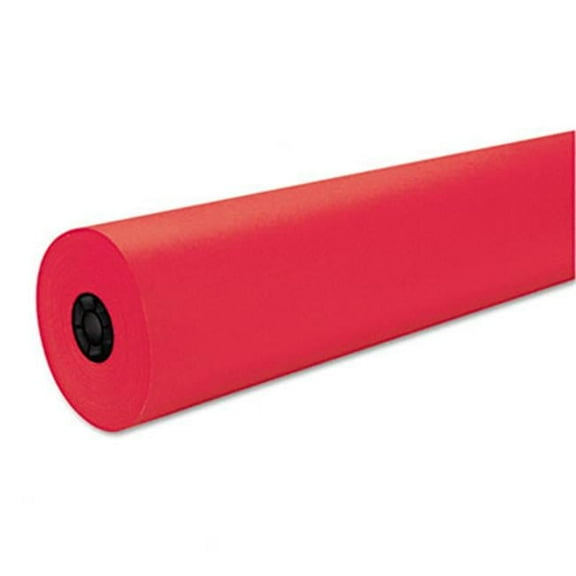 Pacon  Peacock Flame Retardant Art Rolls - Cherry Red - 36in. x 1000' - 1 Pack