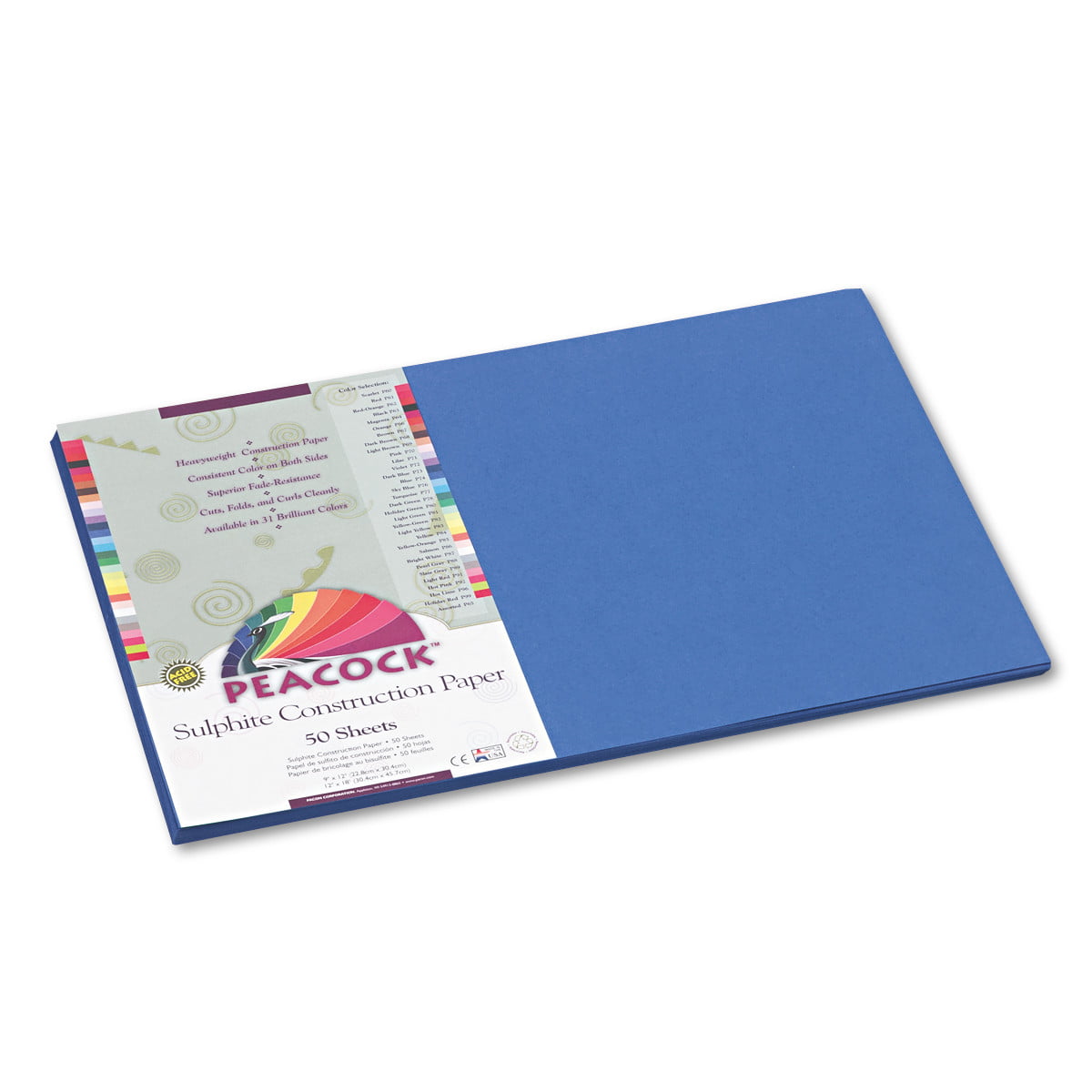 PEACOCK SULPHITE CONSTRUCTION PAPER by Pacon® PACP9909