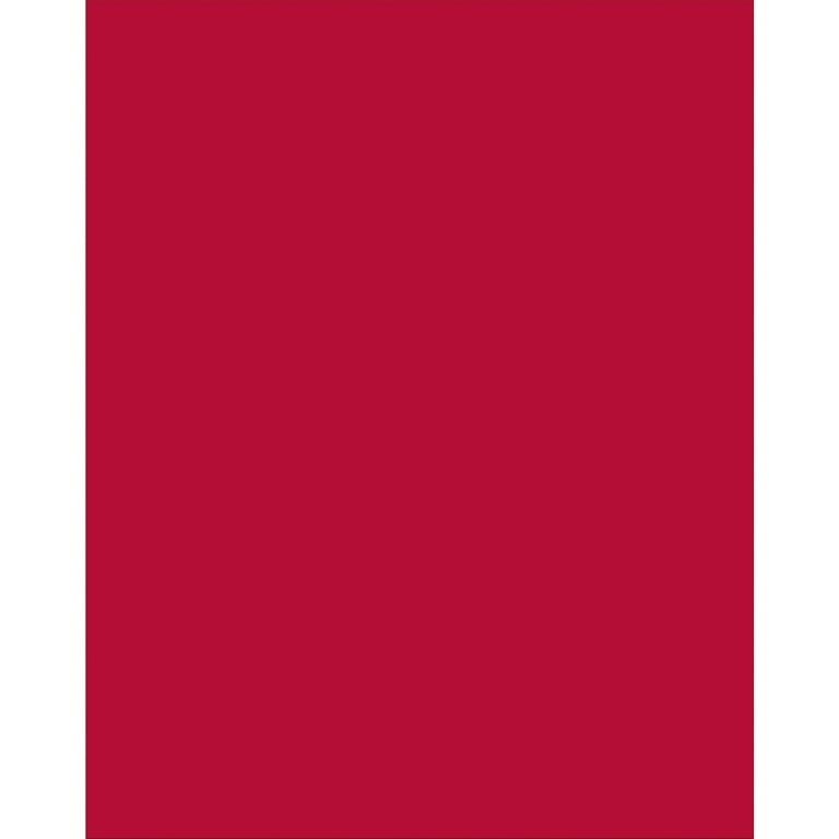 Ready Flow Fluorescent Red Poster Board - 7L x 11H