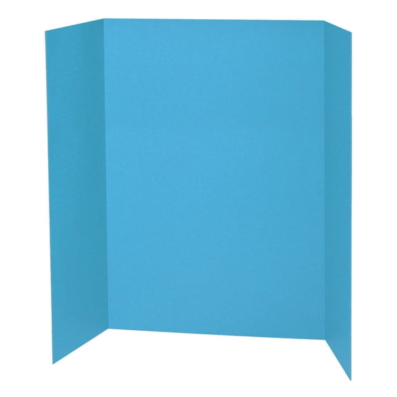 Pacon Presentation Board, Sky Blue, Single Wall, 48" x 36", 1 Board