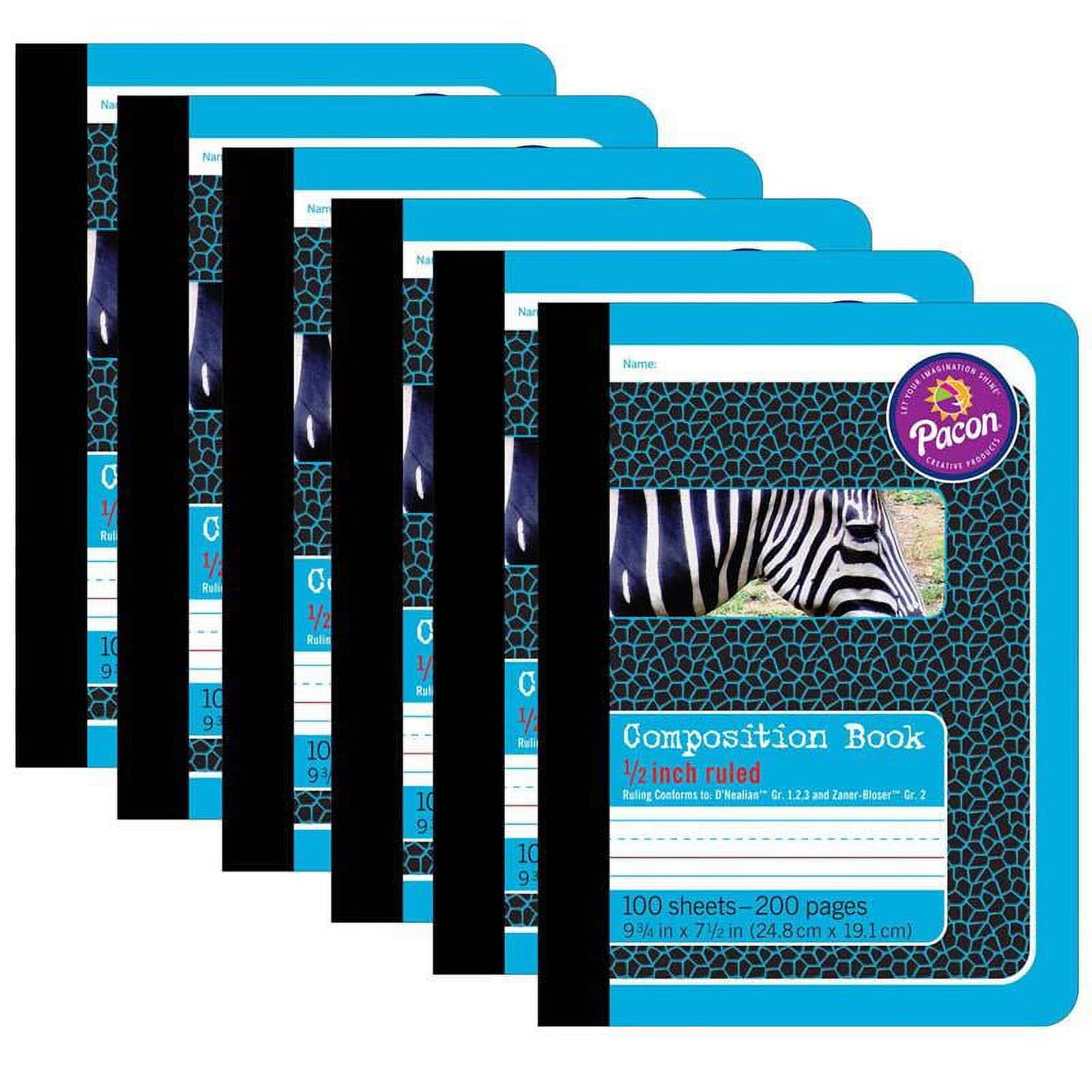 Pacon Primary Composition Book, Book Bound, D'Nealian Grades, 100