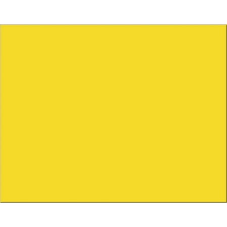 Pacon® Railroad Board, 4-Ply, 22" x 28", Lemon Yellow, Pack of 25, Paper Poster Boards