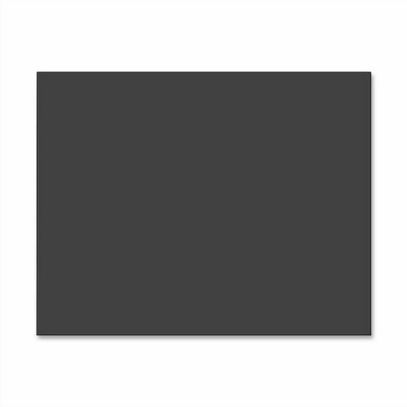 Pacon Railroad Board, 6-Ply, 22" x 28", Black, Pack of 25