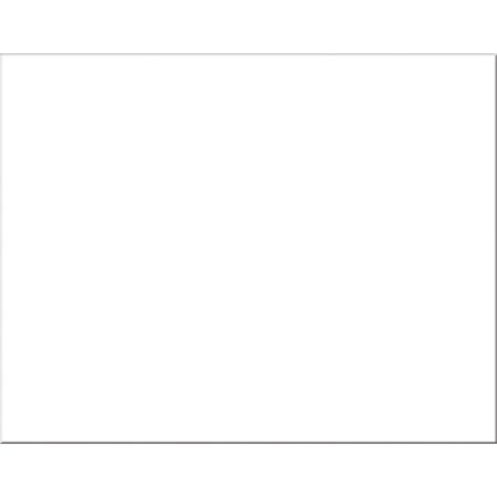 Pacon Railroad Board White, Smooth Finish Poster Boards, 22" x 28", White, 25 Count