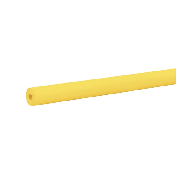 PaconĀ® Rainbow Colored Kraft Paper Roll, 36" x 100', Yellow