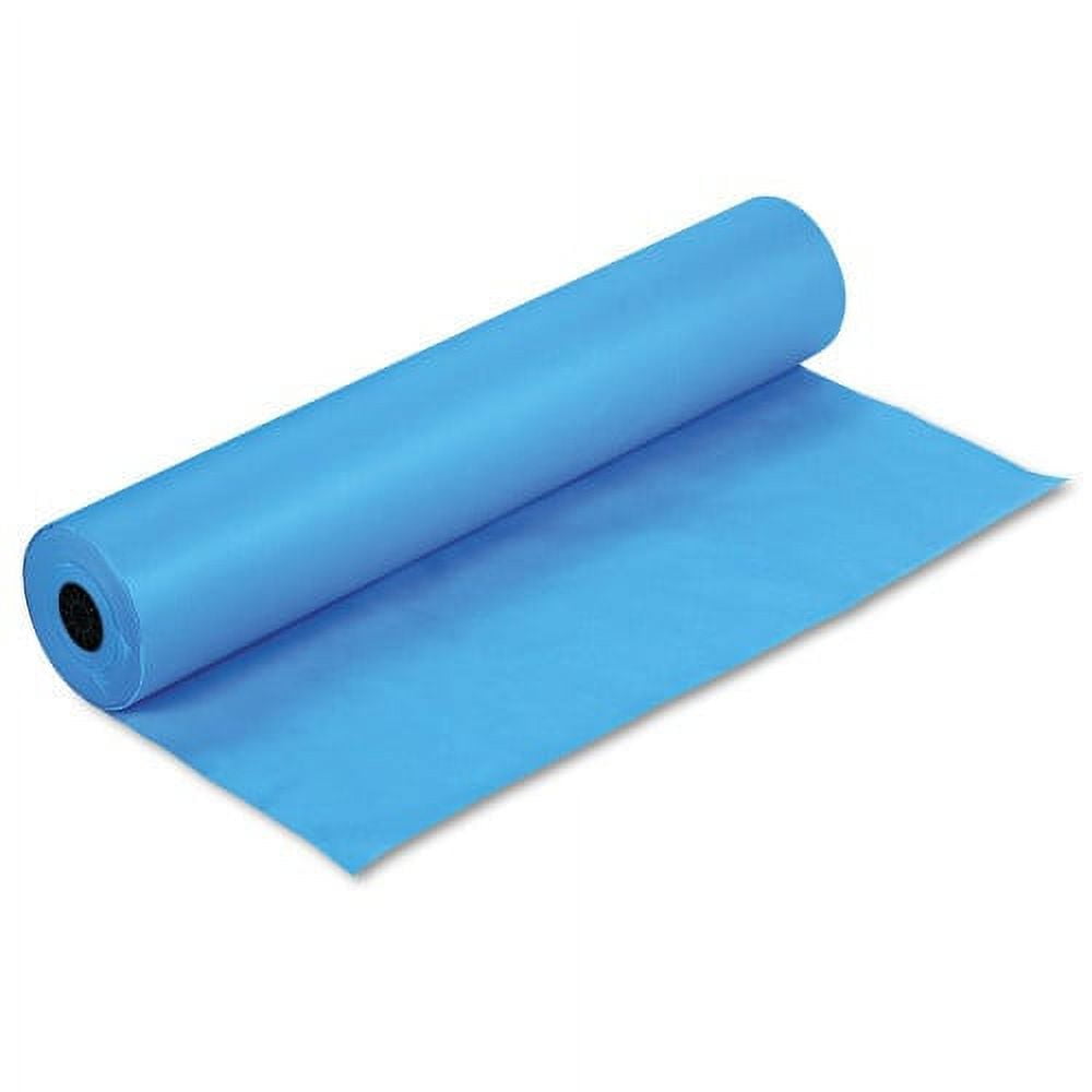 Pacon Rainbow Duo-Finish Colored Kraft Paper, 35lb, 36" x 1000ft, Brite Blue (63170)