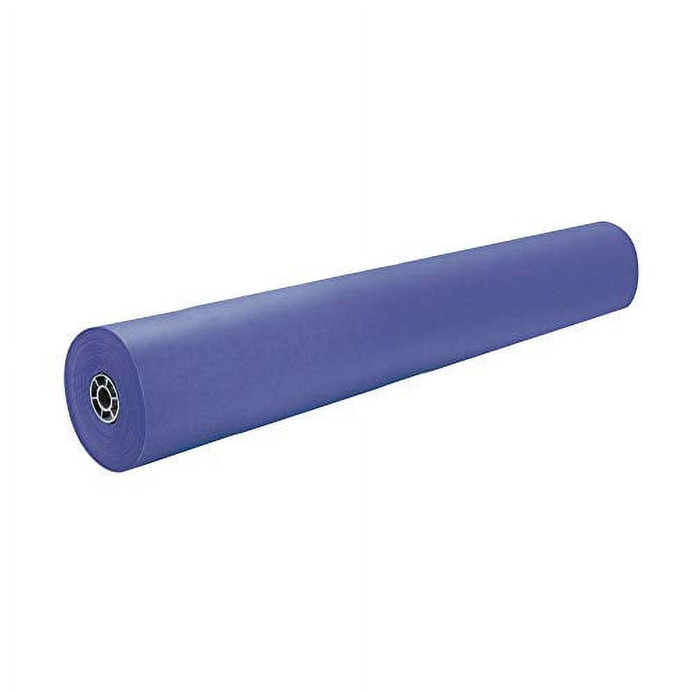 Pacon Rainbow Lightweight Duo-Finish Kraft Paper Roll, 3-Feet by 1000-Feet, Royal Blue (63200)