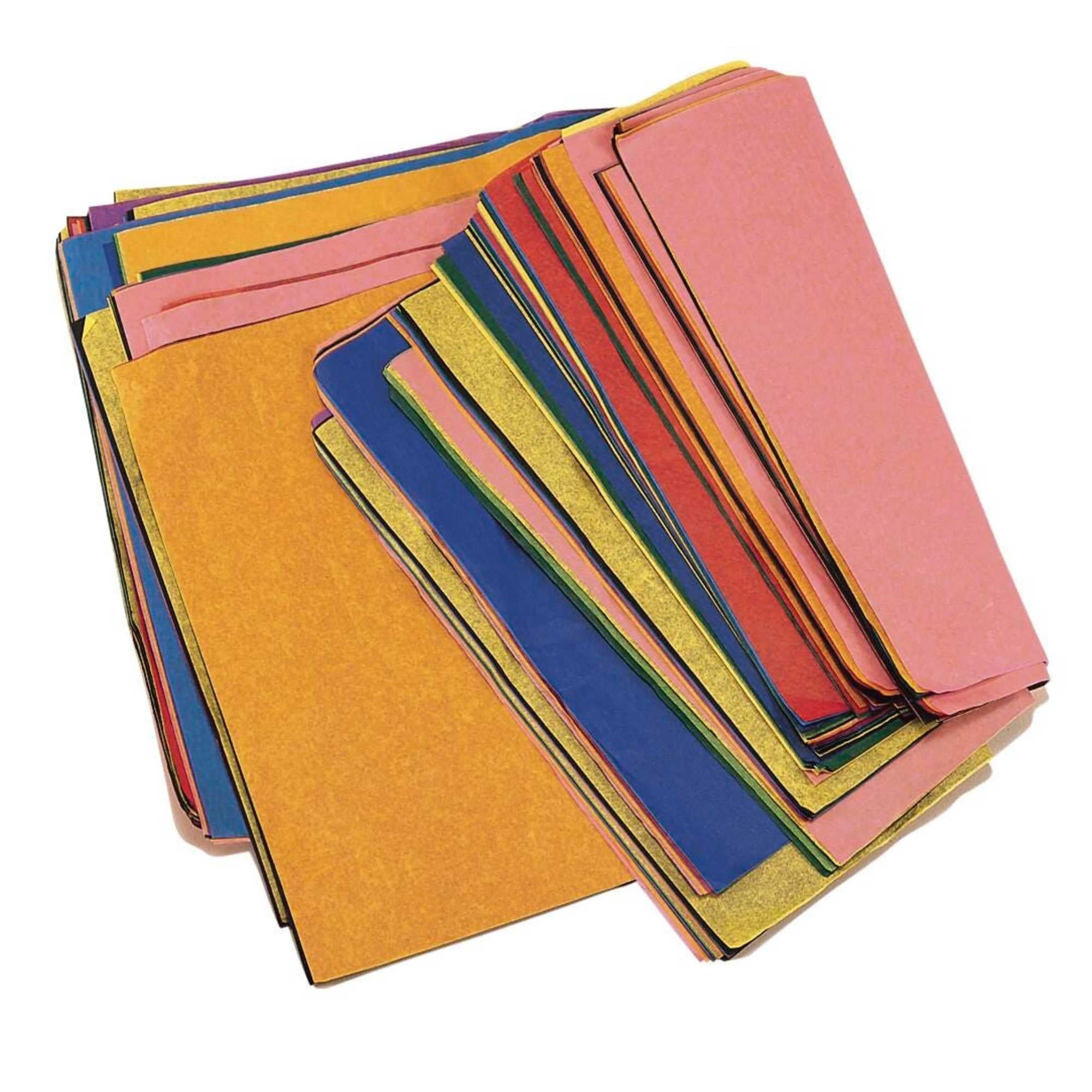 Pacon Remnant Tissue Paper, 1 lb, Assorted Colors and Shapes