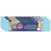 Pacon Sentence Strips, 3" x 24" Tagboard Strips, Assorted Colors, 100 Ct