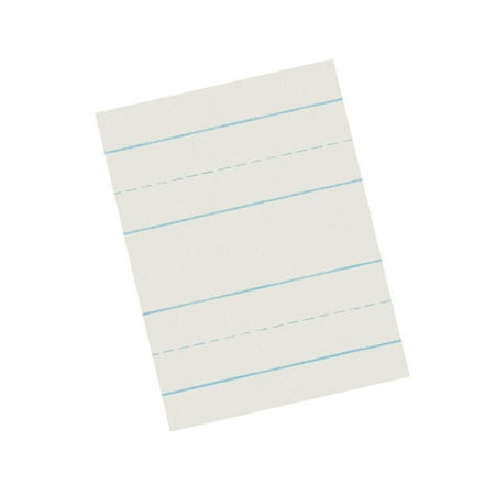 Pacon® Skip-A-Line Ruled Newsprint, White, 8.5" x 11", 500 sheets