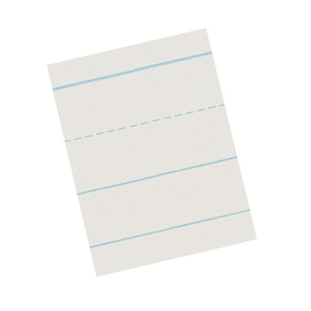 Pacon® Skip-A-Line Ruled Newsprint, White, 8.5" x 11", 500 Sheets