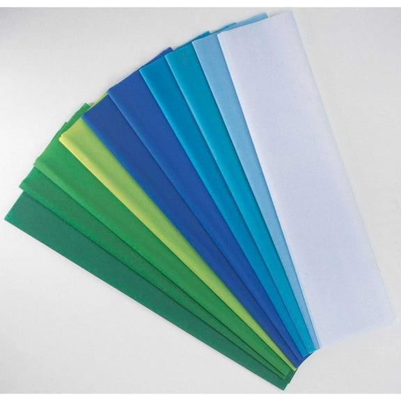 Pacon Spectra Art Tissue Sheet, 20 Per Package, Assorted Cool Colors
