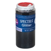 Pacon® Spectra® Glitter Sparkling Crystals, 1 lb., Black