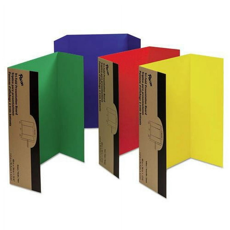 Pacon Spotlight Corrugated Presentation Display Boards 48 x 36 Assorted 4/Carton