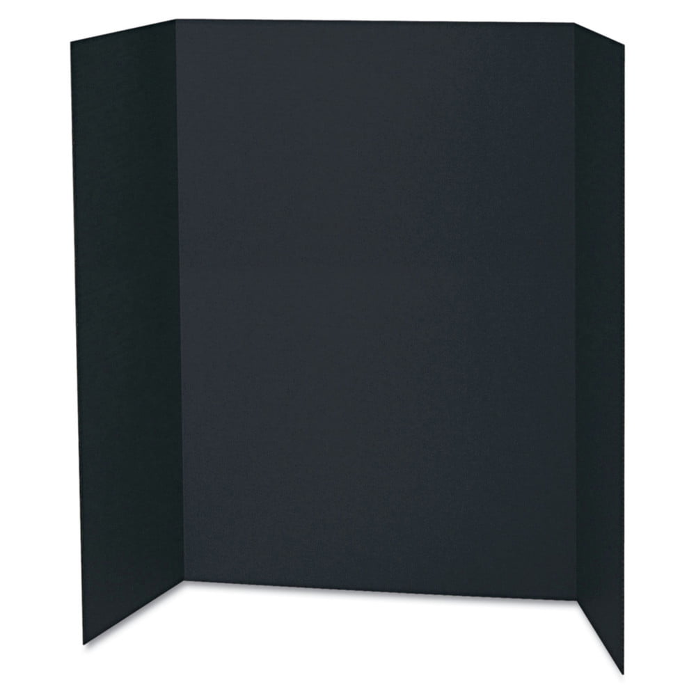 Pacon Spotlight Corrugated Presentation Display Boards 48" x 36" Black