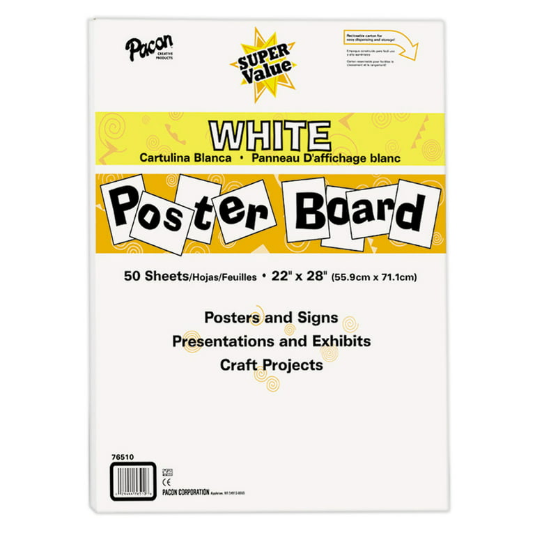 Pacon Half-size Sheet Poster Board - LD Products