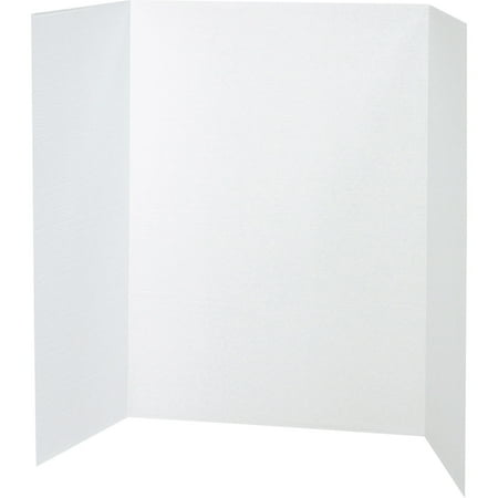 Pacon Tri-Fold Corrugated Presentation Display Boards, 48" x 36", 24/Carton