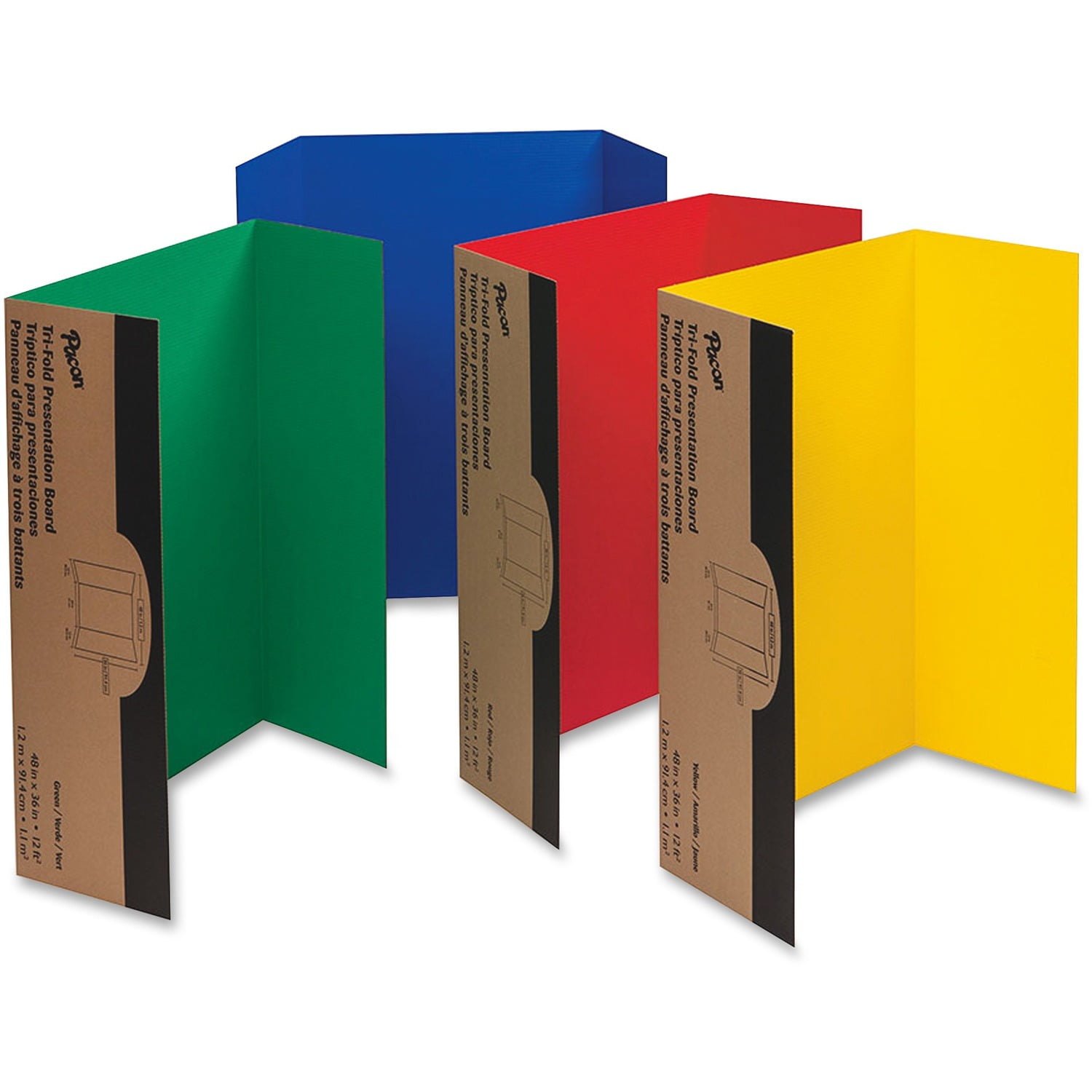 36 x 48 Assorted Foam Project Board 3 pack : Office Products