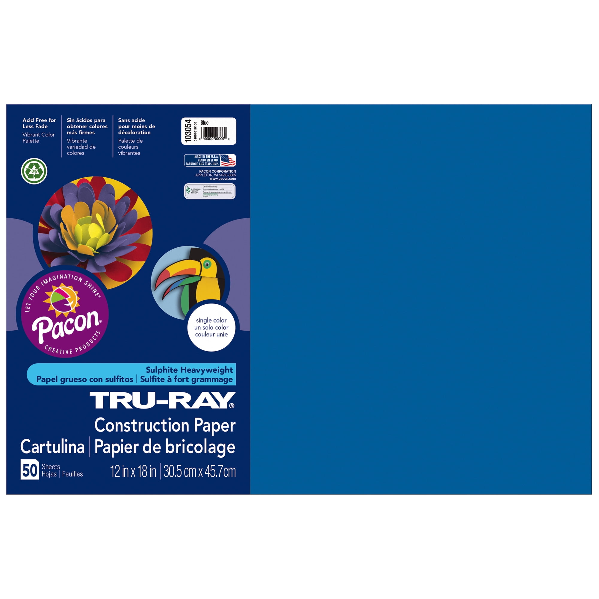 Tru-Ray Sulphite Construction Paper, Solid Pack, Colored Tru-Ray Sulphite Construction Paper, Solid Pack, Colored