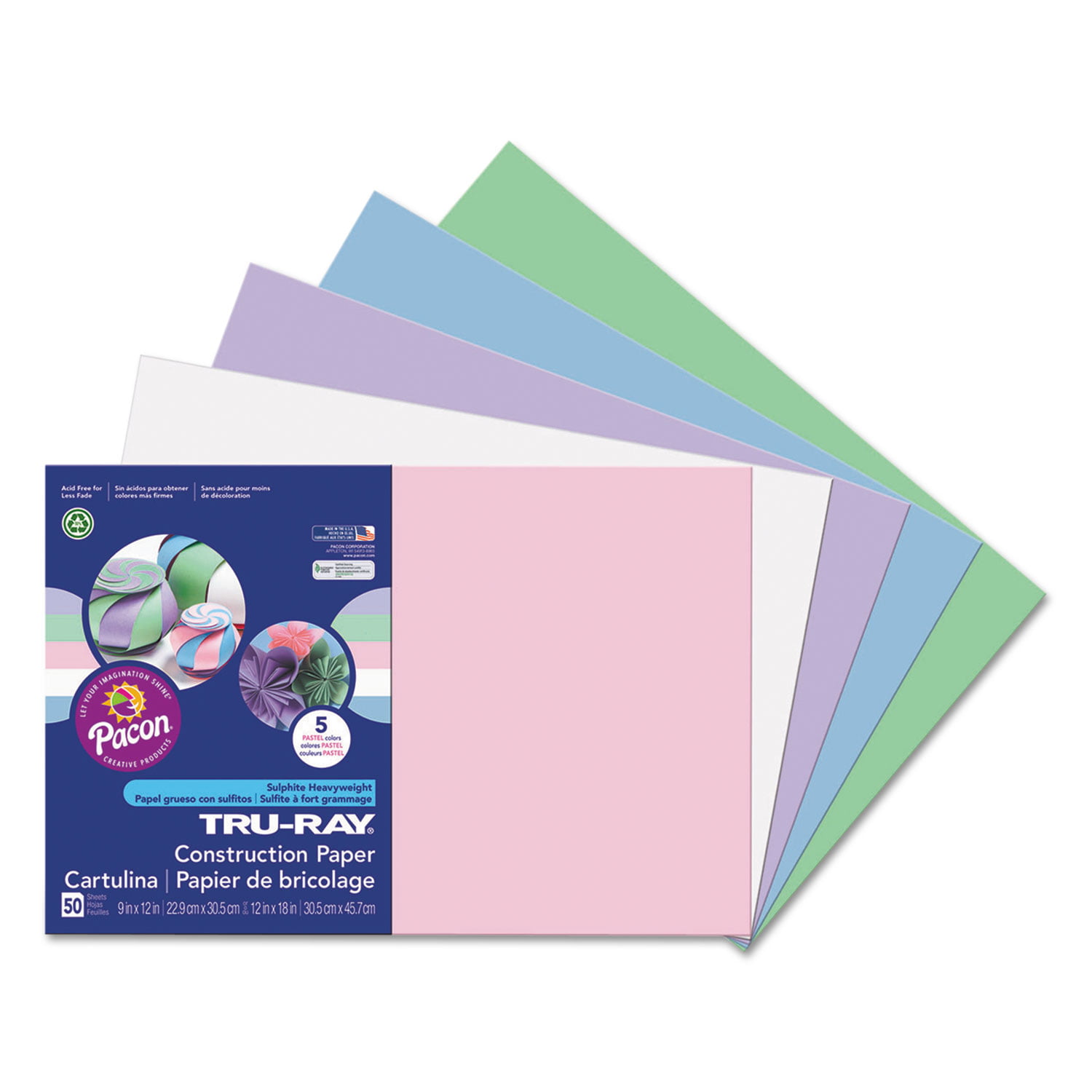 Pacon Tru-Ray Construction Paper, 76lb, 12 X 18, Violet, 50/Pack 103041, 1  - Fry's Food Stores