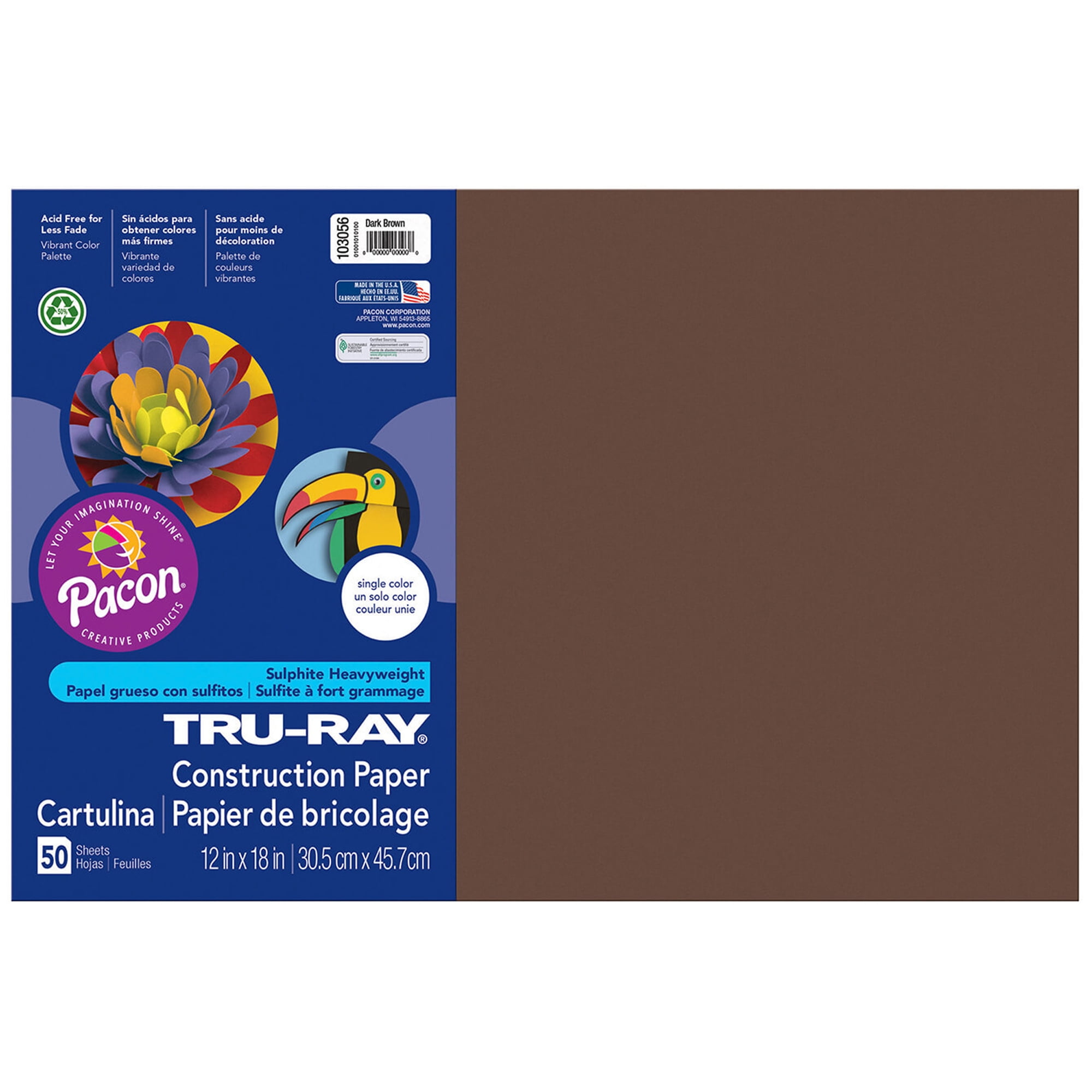 Construction Paper Brown - Pacon Creative Products