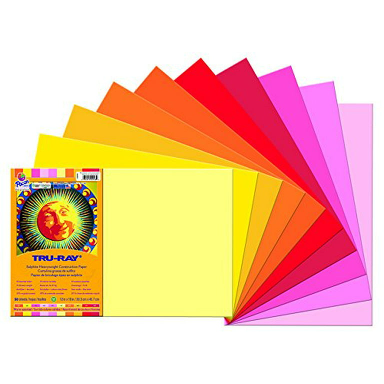 Colorations® Orange 12 x 18 Heavyweight Construction Paper- 50 Sheets  Orange Color