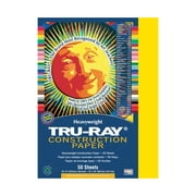 Tru-Ray Construction Paper, 76 lbs., 12 x 18, Black, 50 Sheets