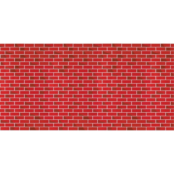 Pacon Tu-Tone Bright Design Paper, 48"x12' RL, Red