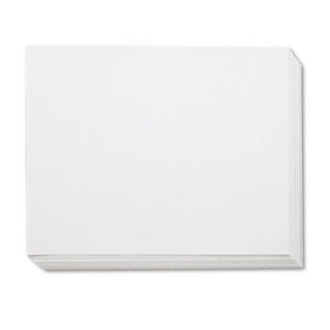 Pacon White Four-Ply Poster Board - White - 28 x 22