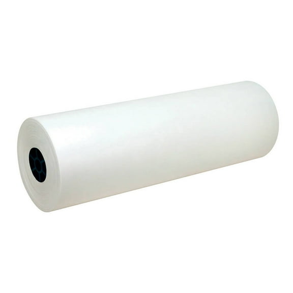 Pacon® White Kraft Paper, White, Lightweight, 1 Roll, 24" x 1000'