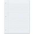 thumbnail image 1 of Pacon Wide Ruled Filler Paper 100 Sheets - Wide Ruled - 0.38" Ruled Red Margin - 3 Hole(s) - 8" x 10 1/2" - White Paper - Smooth, Punched - 100 / Pack, 1 of 2
