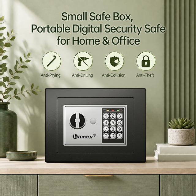 Lock Box Keypad Entry Pacriond Electronic Deluxe Digital Security Safe Box Keypad Lock Home ...