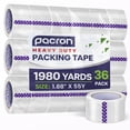 thumbnail image 1 of Pacron 36 Rolls Clear Packing Tape – Heavy Duty, 1.88x110 Yds, 1980 Yds Total, 1 of 5