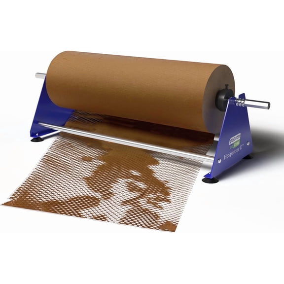 Pacron Packing Paper Roll Dispenser – Honeycomb Cushioning Wrap for Shipping, Moving & Gift Packaging – Eco-Friendly Kraft Paper Roll Dispenser – Recyclable Protective Wrap (Roll 20"x 875")