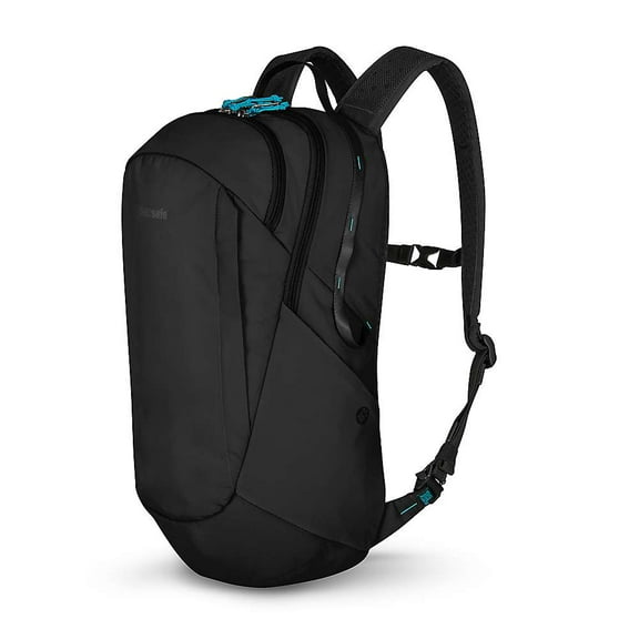 Pacsafe ECO 25L Anti Theft Backpack (Econyl Black, One Size)