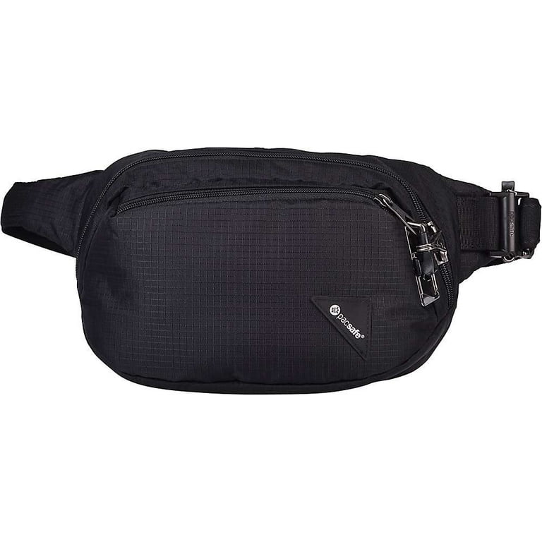 Pacsafe Vibe 100 Anti Theft Hip Pack Jet Black