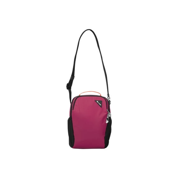 Pacsafe Vibe 200 - Shoulder bag - 210D nylon Oxford - dark berry - 10"