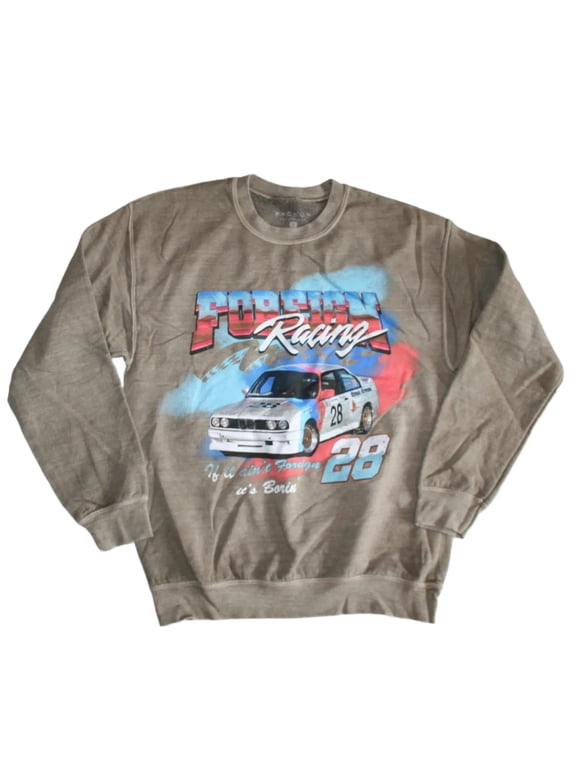 If It Ain't Foreign, It's Borin' Men's Tan Sweatshirt (Small)
