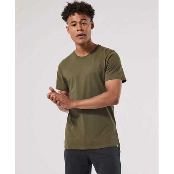 Pact Men's Organic Cotton Softspun Crew Neck Tee 5-Pack