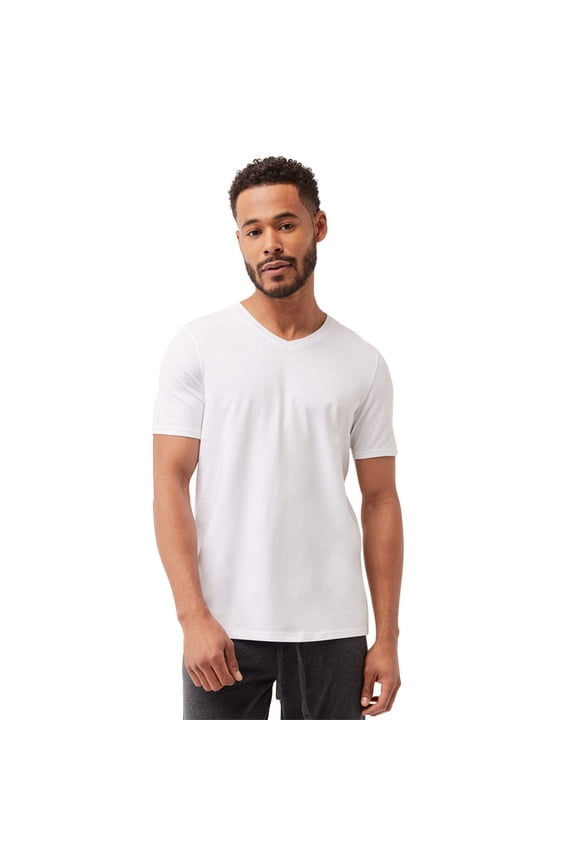 Men's Organic Cotton Stretch-Fit V-Neck Undershirt 2-pack