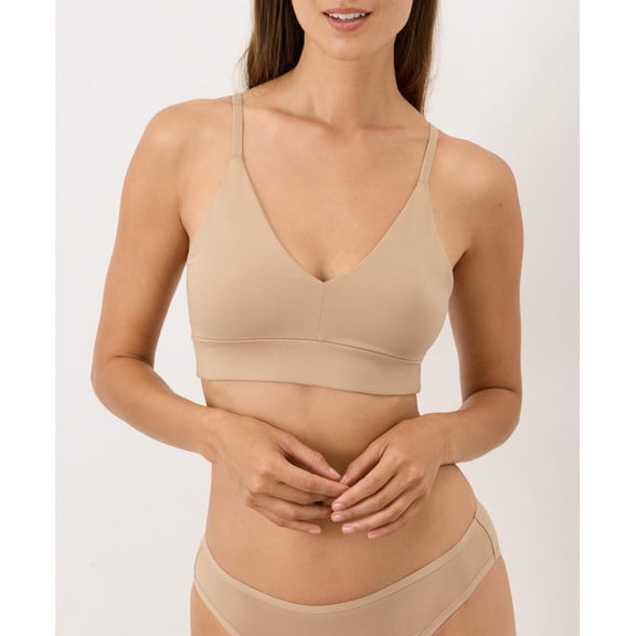 Pact Organic Cotton Women's Classic T-Shirt Bralette Underwear