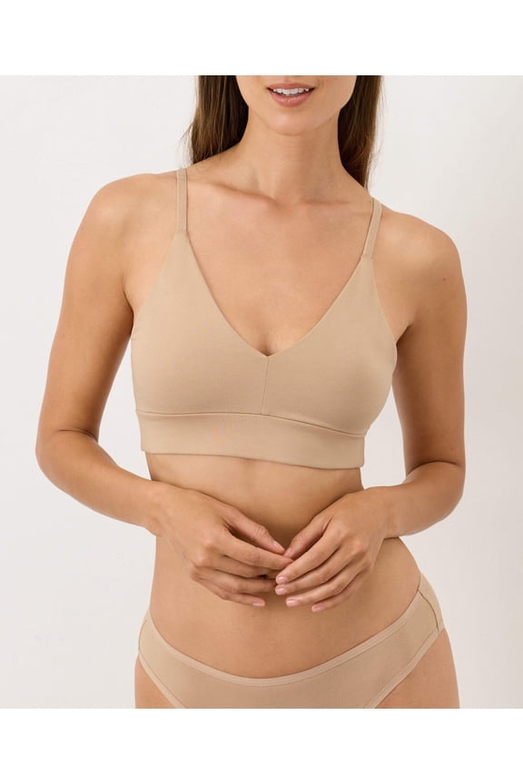 Organic Cotton Women's Classic T-Shirt Bralette Underwear
