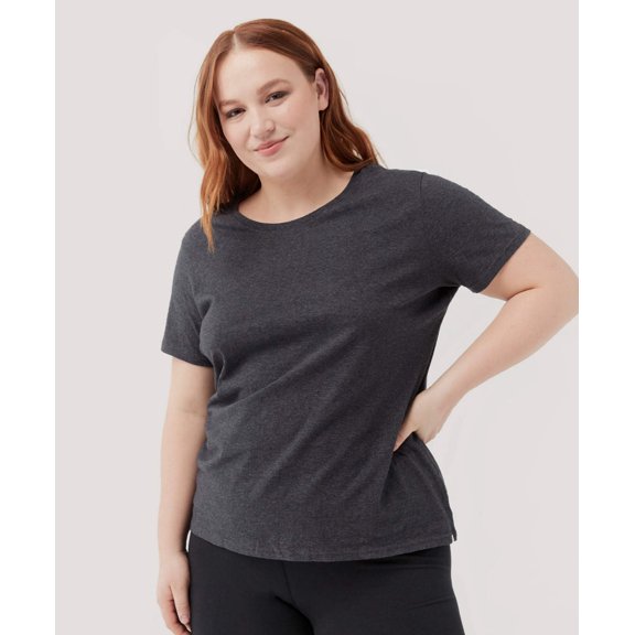 Pact Women's Organic Cotton Softspun Crew Neck Tee 5-Pack