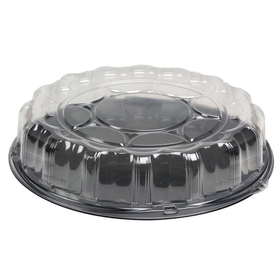 Pactiv 9816KWP 16" Flat Tray Smart Lock Combo | 25 per case