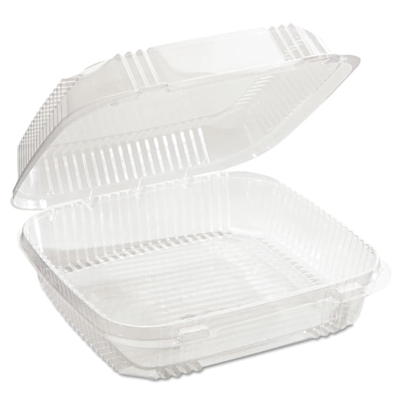Pactiv ClearView SmartLock Food Containers, 49 oz, 8.2 x 8.34 x 2.91, Clear, 200/Carton -PCTYCI81120