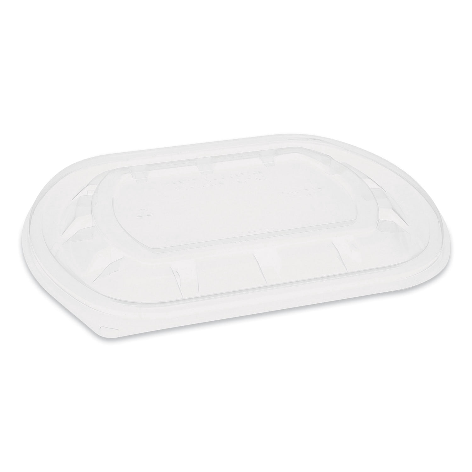 Pactiv Clearview Mealmaster Lids With Fog Gard Coating, 8.13 X 6.5 X 0.38, Clear, 252/carton