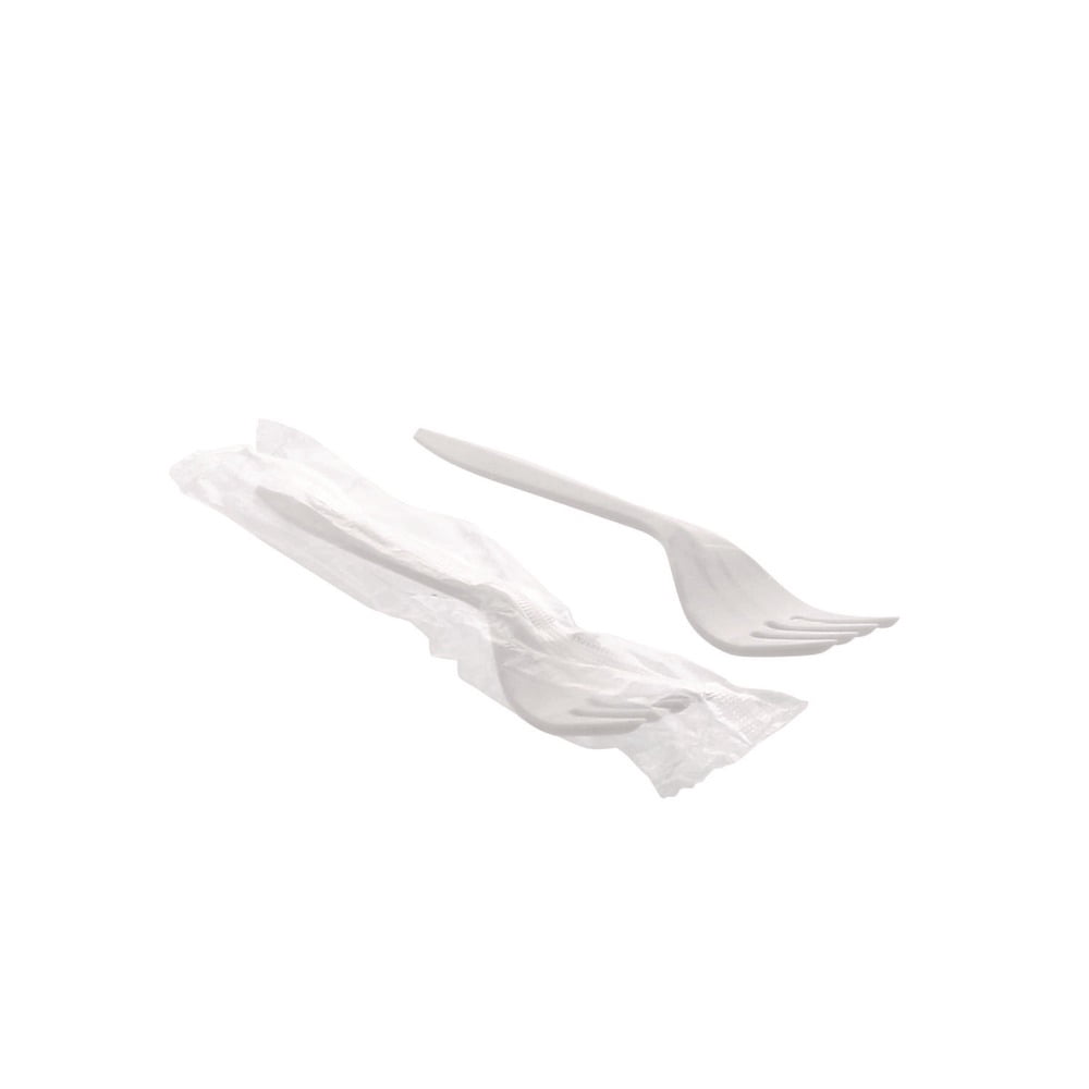 Individually Wrapped Forks Pactiv Corp. FKFWCH Individually Wrapped Mediumweight Plastic Fieldware ...