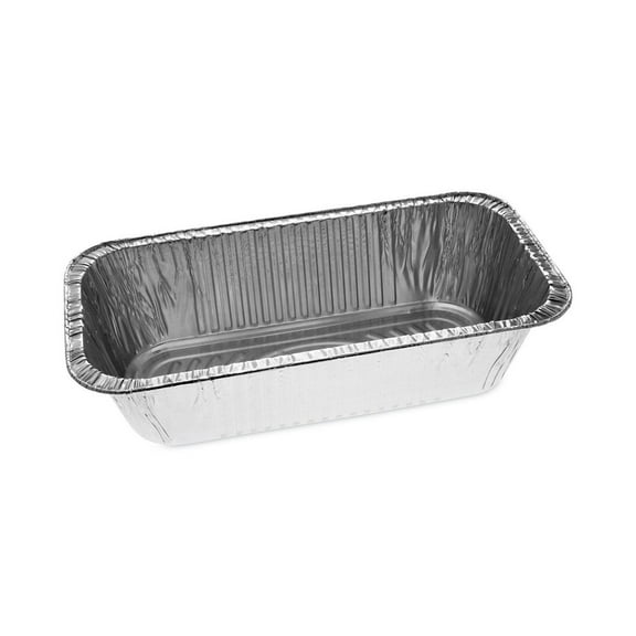 Pactiv Corp. Y6062XH 5.9 in. x 8.04 in. 1/3 in. Size Aluminum Steam Table Pan - (200/Carton)